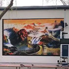 machine murale impression de mur de l'encre 120w 24㎡/h de 110-220v CMYK