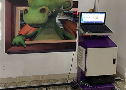 Imprimante à jet d'encre à base d'eau de mur de la CE ROHS CMYK 3D d'encre