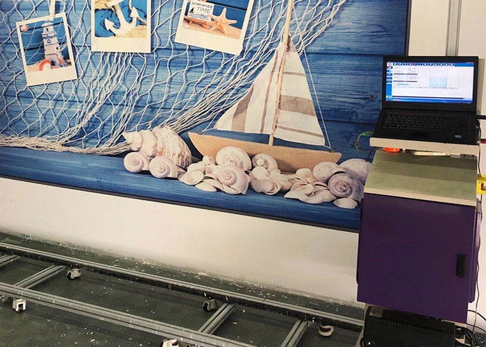 Imprimante à jet d'encre de mur de CMYK 120w DX-10 EPSON 3D For Wall Painting